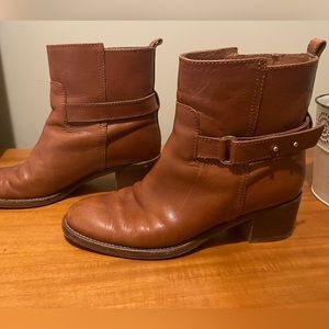 Used J. Crew leather size 8 boots